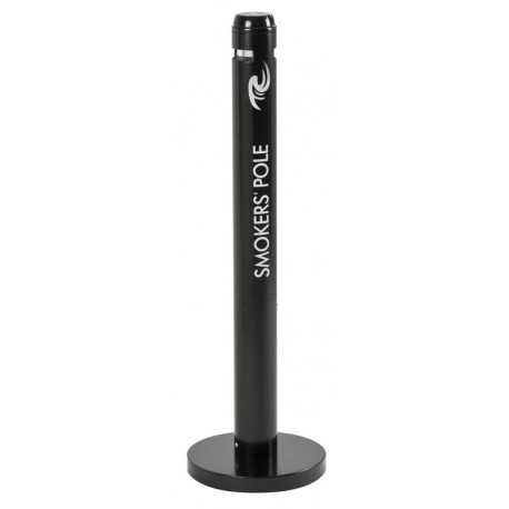 Smokers pole - rookzuil zwart